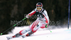 Elisabeth Goergl of Austria skiing in first run of women giant slalom World Cup race in Lienz, Austra. Giant slalom race of Women Audi FIS Alpine skiing World Cup 2009-10 was held in Lienz, Slovenia, on 28th of December 2009.
