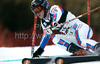 Taina Barioz of France skiing in first run of women giant slalom World Cup race in Lienz, Austra. Giant slalom race of Women Audi FIS Alpine skiing World Cup 2009-10 was held in Lienz, Slovenia, on 28th of December 2009.
