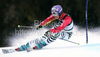 Maria Riesch of Germany skiing in first run of women giant slalom World Cup race in Lienz, Austra. Giant slalom race of Women Audi FIS Alpine skiing World Cup 2009-10 was held in Lienz, Slovenia, on 28th of December 2009.
