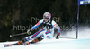 Marion Bertrand of France skiing in first run of women giant slalom World Cup race in Lienz, Austra. Giant slalom race of Women Audi FIS Alpine skiing World Cup 2009-10 was held in Lienz, Slovenia, on 28th of December 2009.
