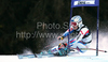 Olivia Bertrand of France skiing in first run of women giant slalom World Cup race in Lienz, Austra. Giant slalom race of Women Audi FIS Alpine skiing World Cup 2009-10 was held in Lienz, Slovenia, on 28th of December 2009.
