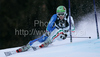 Camilla Alfieri of Italy skiing in first run of women giant slalom World Cup race in Lienz, Austra. Giant slalom race of Women Audi FIS Alpine skiing World Cup 2009-10 was held in Lienz, Slovenia, on 28th of December 2009.

