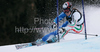Nadia Fanchini of Italy skiing in first run of women giant slalom World Cup race in Lienz, Austra. Giant slalom race of Women Audi FIS Alpine skiing World Cup 2009-10 was held in Lienz, Slovenia, on 28th of December 2009.
