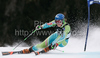 Ilka Stuhec of Slovenia skiing in first run of women giant slalom World Cup race in Lienz, Austra. Giant slalom race of Women Audi FIS Alpine skiing World Cup 2009-10 was held in Lienz, Slovenia, on 28th of December 2009.
