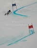 Third placed Taina Barioz of France skiing in second run of women giant slalom World Cup race in Lienz, Austra. Giant slalom race of Women Audi FIS Alpine skiing World Cup 2009-10 was held in Lienz, Slovenia, on 28th of December 2009.
