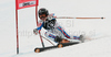 Taina Barioz of France skiing in second run of women giant slalom World Cup race in Lienz, Austra. Giant slalom race of Women Audi FIS Alpine skiing World Cup 2009-10 was held in Lienz, Slovenia, on 28th of December 2009.
