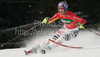 Seventh after first run Maria Riesch of Germany skiing in first run of women slalom World Cup race in Lienz, Austra. Slalom race of Women Audi FIS Alpine skiing World Cup 2009-10 was held in Lienz, Austria, on 29th of December 2009.
