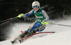 Tenth after first run Maria Pietilae-Holmner of Sweden skiing in first run of women slalom World Cup race in Lienz, Austra. Slalom race of Women Audi FIS Alpine skiing World Cup 2009-10 was held in Lienz, Austria, on 29th of December 2009.
