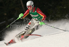 Fanny Chmelar of Germany skiing in first run of women slalom World Cup race in Lienz, Austra. Slalom race of Women Audi FIS Alpine skiing World Cup 2009-10 was held in Lienz, Austria, on 29th of December 2009.
