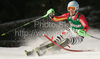 Kathrin Hoelzl of Germany skiing in first run of women slalom World Cup race in Lienz, Austra. Slalom race of Women Audi FIS Alpine skiing World Cup 2009-10 was held in Lienz, Austria, on 29th of December 2009.
