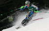 Therese Borssen of Sweden skiing in first run of women slalom World Cup race in Lienz, Austra. Slalom race of Women Audi FIS Alpine skiing World Cup 2009-10 was held in Lienz, Austria, on 29th of December 2009.
