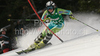 Marusa Ferk of Slovenia skiing in first run of women slalom World Cup race in Lienz, Austra. Slalom race of Women Audi FIS Alpine skiing World Cup 2009-10 was held in Lienz, Austria, on 29th of December 2009.

