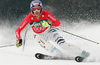 Maria Riesch of Germany skiing in first run of women slalom World Cup race in Lienz, Austra. Slalom race of Women Audi FIS Alpine skiing World Cup 2009-10 was held in Lienz, Austria, on 29th of December 2009.
