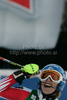 Winner Marlies Schild of Austria reacts in finish of second run of women slalom World Cup race in Lienz, Austra. Slalom race of Women Audi FIS Alpine skiing World Cup 2009-10 was held in Lienz, Austria, on 29th of December 2009.
