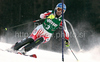 Winner Marlies Schild of Austria skiing in second run of women slalom World Cup race in Lienz, Austra. Slalom race of Women Audi FIS Alpine skiing World Cup 2009-10 was held in Lienz, Austria, on 29th of December 2009.
