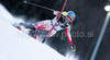 Second after first run, Marlies Schild of Austria skiing in first run of women Snow queen trophy slalom World Cup race in Zagreb, Croatia. Slalom race of Women Audi FIS Alpine skiing World Cup 2009-10 was held in on Sljeme above Zagreb, Croatia, on 3rd of January 2010.
