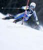Maria Pietilae-Holmner of Sweden skiing in first run of women Snow queen trophy slalom World Cup race in Zagreb, Croatia. Slalom race of Women Audi FIS Alpine skiing World Cup 2009-10 was held in on Sljeme above Zagreb, Croatia, on 3rd of January 2010.

