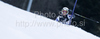 Sanni Leinonen of Finland skiing in first run of women Snow queen trophy slalom World Cup race in Zagreb, Croatia. Slalom race of Women Audi FIS Alpine skiing World Cup 2009-10 was held in on Sljeme above Zagreb, Croatia, on 3rd of January 2010.
