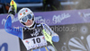 Maria Pietilae-Holmner of Sweden reacts in finish of second run of women Snow queen trophy slalom World Cup race in Zagreb, Croatia. Slalom race of Women Audi FIS Alpine skiing World Cup 2009-10 was held in on Sljeme above Zagreb, Croatia, on 3rd of January 2010.
