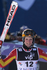 Third placed Susanne Riesch of Germany reacts in finish of second run of women Snow queen trophy slalom World Cup race in Zagreb, Croatia. Slalom race of Women Audi FIS Alpine skiing World Cup 2009-10 was held in on Sljeme above Zagreb, Croatia, on 3rd of January 2010.
