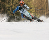 Chiara Costazza of Italy skiing in second run of women Snow queen trophy slalom World Cup race in Zagreb, Croatia. Slalom race of Women Audi FIS Alpine skiing World Cup 2009-10 was held in on Sljeme above Zagreb, Croatia, on 3rd of January 2010.
