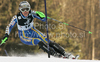 Therese Borssen of Sweden skiing in second run of women Snow queen trophy slalom World Cup race in Zagreb, Croatia. Slalom race of Women Audi FIS Alpine skiing World Cup 2009-10 was held in on Sljeme above Zagreb, Croatia, on 3rd of January 2010.
