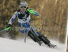 Therese Borssen of Sweden skiing in second run of women Snow queen trophy slalom World Cup race in Zagreb, Croatia. Slalom race of Women Audi FIS Alpine skiing World Cup 2009-10 was held in on Sljeme above Zagreb, Croatia, on 3rd of January 2010.
