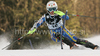 Maria Pietilae-Holmner of Sweden skiing in second run of women Snow queen trophy slalom World Cup race in Zagreb, Croatia. Slalom race of Women Audi FIS Alpine skiing World Cup 2009-10 was held in on Sljeme above Zagreb, Croatia, on 3rd of January 2010.
