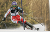 Fifth placed Sarka Zahrobska of Czech skiing in second run of women Snow queen trophy slalom World Cup race in Zagreb, Croatia. Slalom race of Women Audi FIS Alpine skiing World Cup 2009-10 was held in on Sljeme above Zagreb, Croatia, on 3rd of January 2010.
