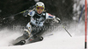 Tii-Maria Romar of Finland skiing in first run of women Snow queen trophy slalom World Cup race in Zagreb, Croatia. Slalom race of Women Audi FIS Alpine skiing World Cup 2009-10 was held in on Sljeme above Zagreb, Croatia, on 3rd of January 2010.
