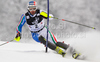 Third after first run Manfred Moelgg of Italy skiing in first run of men Snow queen trophy slalom World Cup race in Zagreb, Croatia. Slalom race of Men Audi FIS Alpine skiing World Cup 2009-10 was held on Sljeme above Zagreb, Croatia, on 6th of January 2010.
