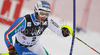 Third after first run Manfred Moelgg of Italy skiing in first run of men Snow queen trophy slalom World Cup race in Zagreb, Croatia. Slalom race of Men Audi FIS Alpine skiing World Cup 2009-10 was held on Sljeme above Zagreb, Croatia, on 6th of January 2010.
