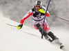Fourth after first run Mario Matt of Austria skiing in first run of men Snow queen trophy slalom World Cup race in Zagreb, Croatia. Slalom race of Men Audi FIS Alpine skiing World Cup 2009-10 was held on Sljeme above Zagreb, Croatia, on 6th of January 2010.
