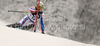 Sixth after first run Steve Missillier of France skiing in first run of men Snow queen trophy slalom World Cup race in Zagreb, Croatia. Slalom race of Men Audi FIS Alpine skiing World Cup 2009-10 was held on Sljeme above Zagreb, Croatia, on 6th of January 2010.
