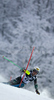 Akira Sasaki of Japan skiing in first run of men Snow queen trophy slalom World Cup race in Zagreb, Croatia. Slalom race of Men Audi FIS Alpine skiing World Cup 2009-10 was held on Sljeme above Zagreb, Croatia, on 6th of January 2010.
