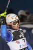 Mattias Hargin of Sweden reacts in finish of second run of men Snow queen trophy slalom World Cup race in Zagreb, Croatia. Slalom race of Men Audi FIS Alpine skiing World Cup 2009-10 was held on Sljeme above Zagreb, Croatia, on 6th of January 2010.

