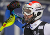 Second placed Manfred Moelgg of Italy reacts in finish of second run of men Snow queen trophy slalom World Cup race in Zagreb, Croatia. Slalom race of Men Audi FIS Alpine skiing World Cup 2009-10 was held on Sljeme above Zagreb, Croatia, on 6th of January 2010.
