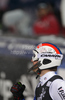 Second placed Manfred Moelgg of Italy reacts in finish of second run of men Snow queen trophy slalom World Cup race in Zagreb, Croatia. Slalom race of Men Audi FIS Alpine skiing World Cup 2009-10 was held on Sljeme above Zagreb, Croatia, on 6th of January 2010.
