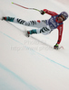 Seventh placed Maria Riesch of Germany skiing during women downhill race of Audi FIS alpine skiing World Cup in Haus im Ennstal, Austria. Downhill race of Women Audi FIS Alpine skiing World Cup 2009-10 was held in Haus im Ennstal, Austria, on 9th of January 2010.
