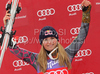 Winner Lindsey Vonn of USA celebrates her medal won in women downhill race of Audi FIS alpine skiing World Cup in Haus im Ennstal, Austria. Downhill race of Women Audi FIS Alpine skiing World Cup 2009-10 was held in Haus im Ennstal, Austria, on 9th of January 2010.
