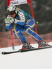 Second placed Anja Paerson of Sweden skiing during women Super-G race of Audi FIS alpine skiing World Cup in Haus im Ennstal, Austria. Super-G race of Women Audi FIS Alpine skiing World Cup 2009-10 was held in Haus im Ennstal, Austria, on 10th of January 2010.
