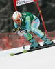 Katja Jazbec of Slovenia skiing during women Super-G race of Audi FIS alpine skiing World Cup in Haus im Ennstal, Austria. Super-G race of Women Audi FIS Alpine skiing World Cup 2009-10 was held in Haus im Ennstal, Austria, on 10th of January 2010.
