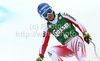 Stefanie Koehle of Austria reacts in finish of women Super-G race of Audi FIS alpine skiing World Cup in Haus im Ennstal, Austria. Super-G race of Women Audi FIS Alpine skiing World Cup 2009-10 was held in Haus im Ennstal, Austria, on 10th of January 2010.
