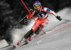 Fourth after first run Sarka Zahrobska of Czech skiing in first run of Women slalom race of Audi FIS alpine skiing World Cup in Flachau, Austria. Slalom race of Women Audi FIS Alpine skiing World Cup 2009-10 was held in Flachau, Austria, on 12th of January 2010.
