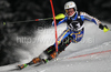 Frida Hansdotter of Sweden skiing in first run of Women slalom race of Audi FIS alpine skiing World Cup in Flachau, Austria. Slalom race of Women Audi FIS Alpine skiing World Cup 2009-10 was held in Flachau, Austria, on 12th of January 2010.
