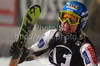 Fourth placed Tanja Poutiainen of Finland reacts in finish of second run of Women slalom race of Audi FIS alpine skiing World Cup in Flachau, Austria. Slalom race of Women Audi FIS Alpine skiing World Cup 2009-10 was held in Flachau, Austria, on 12th of January 2010.

