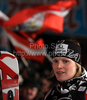 Winner Marlies Schild of Austria celebrates her medal won in Women slalom race of Audi FIS alpine skiing World Cup in Flachau, Austria. Slalom race of Women Audi FIS Alpine skiing World Cup 2009-10 was held in Flachau, Austria, on 12th of January 2010.
