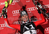Winner Marlies Schild of Austria celebrates her medal won in Women slalom race of Audi FIS alpine skiing World Cup in Flachau, Austria. Slalom race of Women Audi FIS Alpine skiing World Cup 2009-10 was held in Flachau, Austria, on 12th of January 2010.
