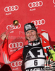 Winner Marlies Schild of Austria celebrates her medal won in Women slalom race of Audi FIS alpine skiing World Cup in Flachau, Austria. Slalom race of Women Audi FIS Alpine skiing World Cup 2009-10 was held in Flachau, Austria, on 12th of January 2010.
