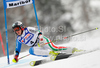 Ninth after first run Denise Karbon of Italy skiing in first run of Women giant slalom race of Audi FIS alpine skiing World Cup in Maribor, Slovenia. Giant slalom race of Women Audi FIS Alpine skiing World Cup 2009-10 was held in Maribor, Slovenia, on 16th of January 2010.
